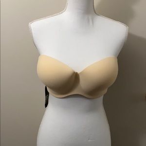 Felina Nude Hint of Skin strapless bra 38D